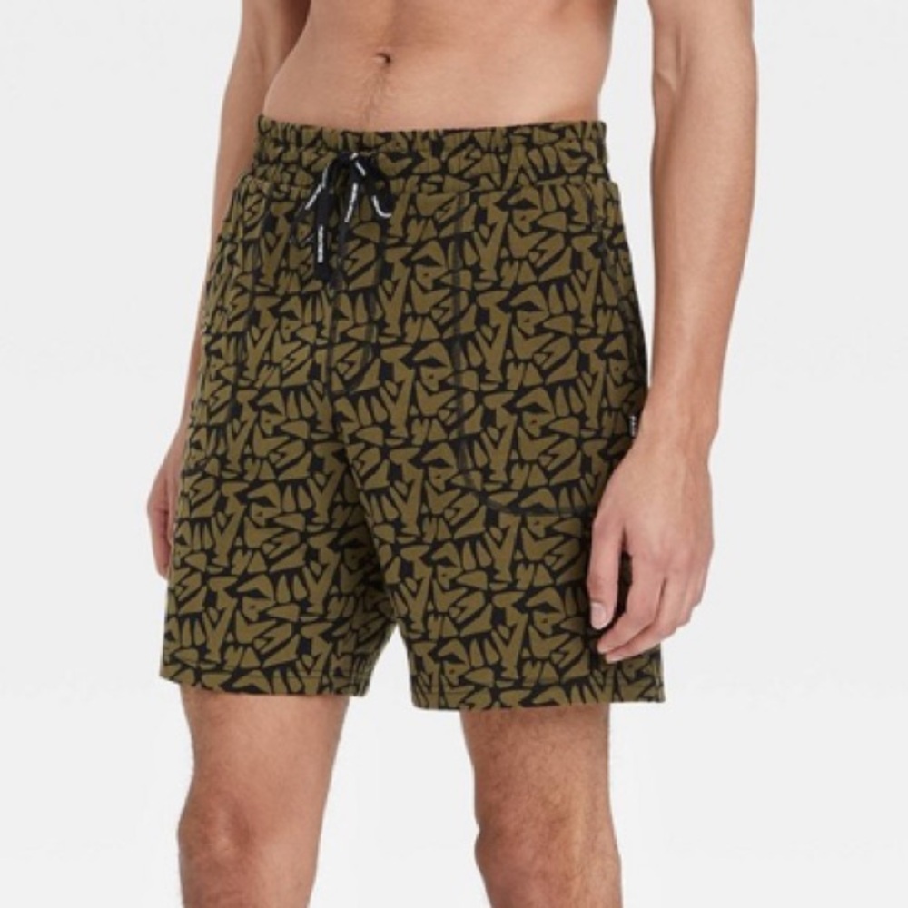 Pair of Thieves Olive Green Men's Off Duty Super Soft Lounge Shorts